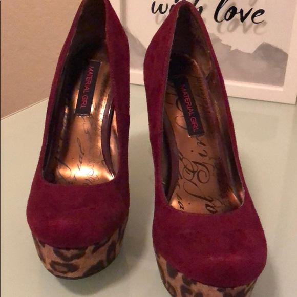 Red leopard heels - Picture 2 of 4